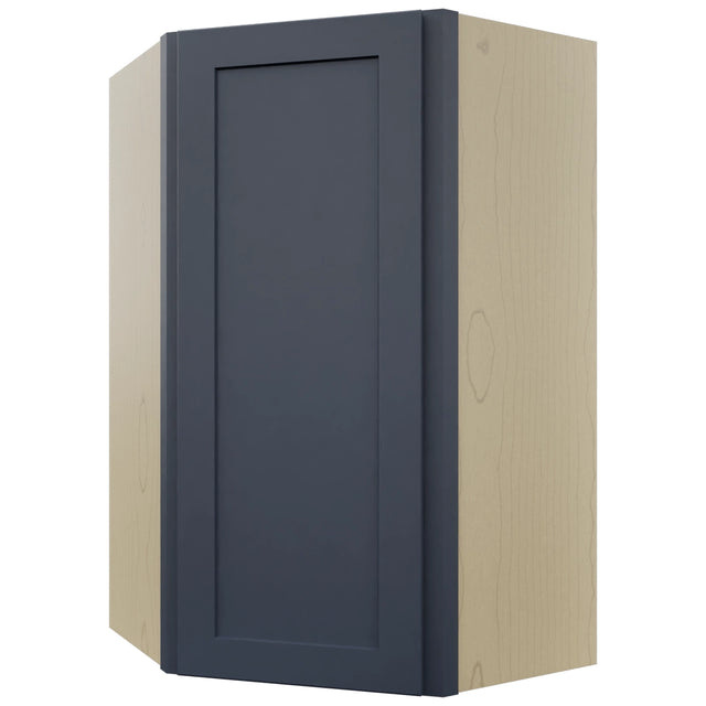 Fabuwood Galaxy Indigo WDC2439 Wall Corner Diagonal Cabinet, Front View