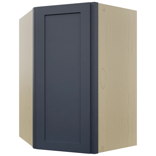 Fabuwood Galaxy Indigo WDC2739 Wall Corner Diagonal Cabinet, Front View