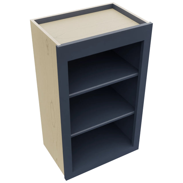 Fabuwood Galaxy Indigo WOS1830 Wall Open Shelf, Top View