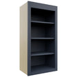 Fabuwood Galaxy Indigo WOS1836 Wall Open Shelf, Front View