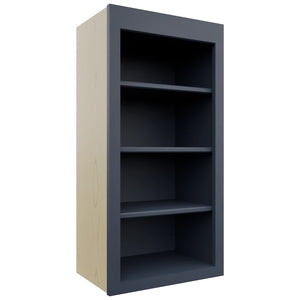 Fabuwood Galaxy Indigo WOS1836 Wall Open Shelf, Front View