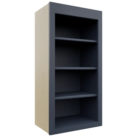 Fabuwood Galaxy Indigo WOS1836 Wall Open Shelf, Front View