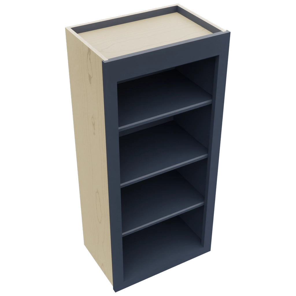Fabuwood Galaxy Indigo WOS1839 Wall Open Shelf, Top View