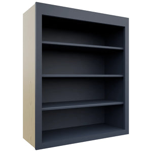 Fabuwood Galaxy Indigo WOS3036 Wall Open Shelf, Front View
