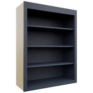 Fabuwood Galaxy Indigo WOS3039 Wall Open Shelf, Front View