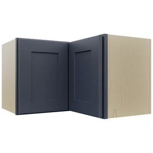 Fabuwood Galaxy Indigo WPC2415 Wall Corner Pie Cabinet, Front View