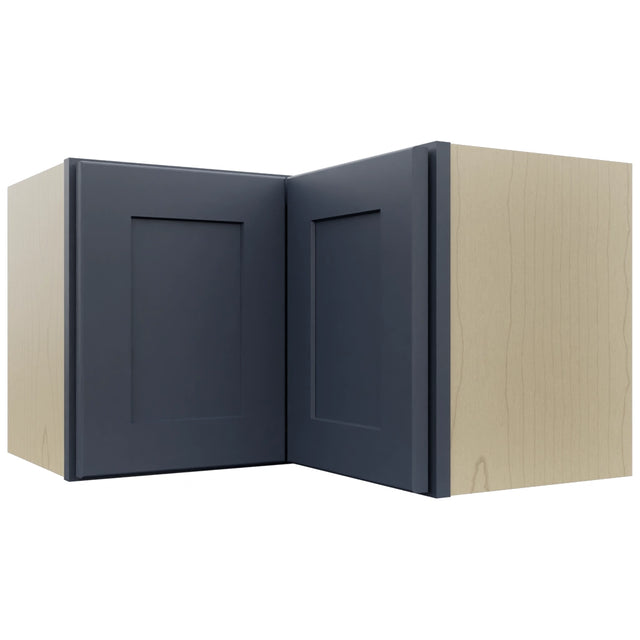 Fabuwood Galaxy Indigo WPC2415 Wall Corner Pie Cabinet, Front View