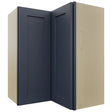 Fabuwood Galaxy Indigo WPC2430 Wall Corner Pie Cabinet, Front View