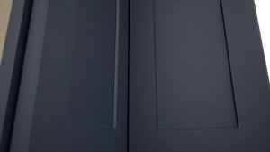 Fabuwood Galaxy Indigo WPC2436 Wall Corner Pie Cabinet, Detail View