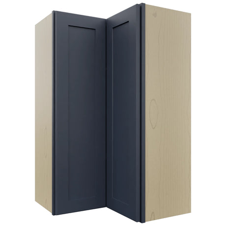 Fabuwood Galaxy Indigo WPC2439 Wall Corner Pie Cabinet, Front View