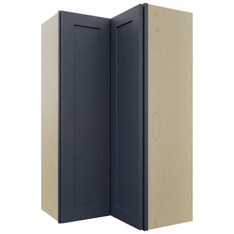 Fabuwood Galaxy Indigo WPC2442 Wall Corner Pie Cabinet, Front View