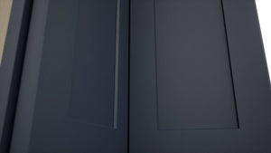Fabuwood Galaxy Indigo WPC2442 Wall Corner Pie Cabinet, Detail View