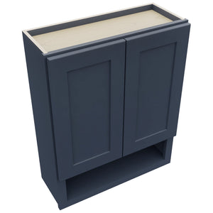 Fabuwood Galaxy Indigo WVS2430 Vanity Wall Storage, Top View