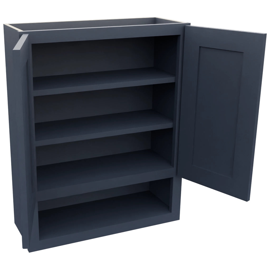 Fabuwood Galaxy Indigo WVS2430 Vanity Wall Storage, Open View