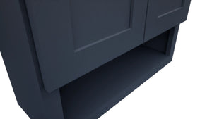 Fabuwood Galaxy Indigo WVS2430 Vanity Wall Storage, Detail View