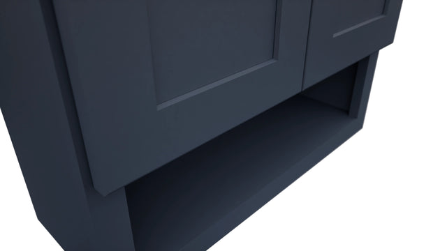 Fabuwood Galaxy Indigo WVS2430 Vanity Wall Storage, Detail View