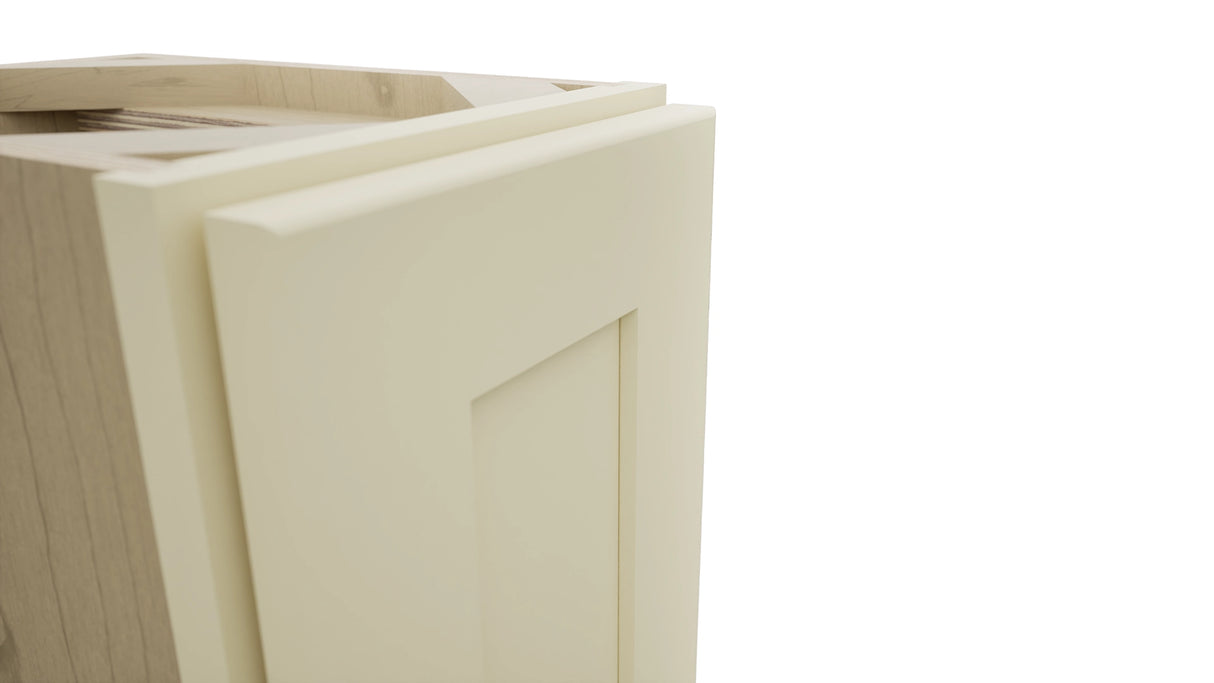 Fabuwood Galaxy Linen B09FD-12D Base Full Door Cabinet, Detail View