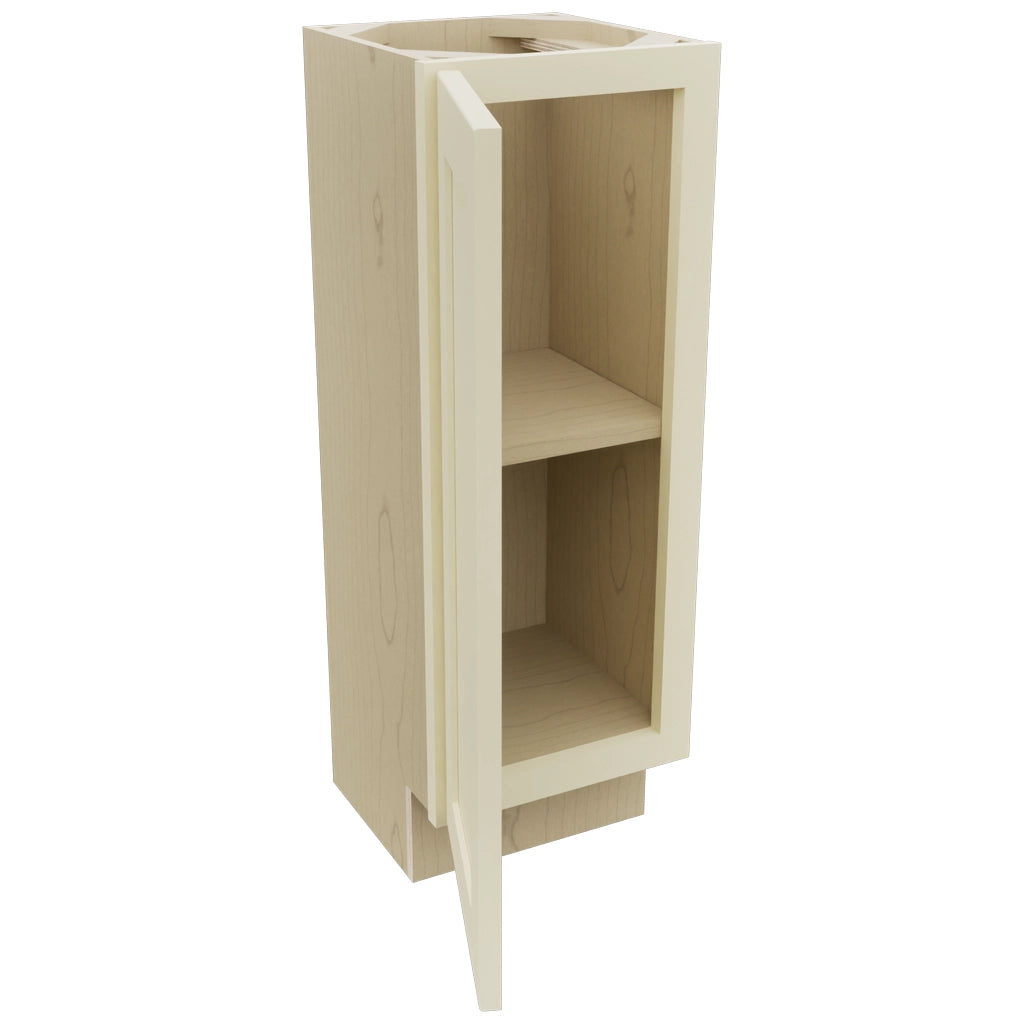 Fabuwood Galaxy Linen B12FD-12D Base Full Door Cabinet, Open View