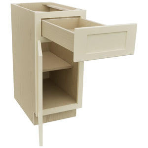 Fabuwood Galaxy Linen B15 Base Standard Cabinet, Open View