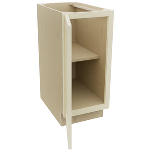 Fabuwood Galaxy Linen B15FD Base Full Door Cabinet, Open View
