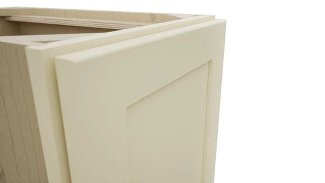 Fabuwood Galaxy Linen B15FD Base Full Door Cabinet, Detail View