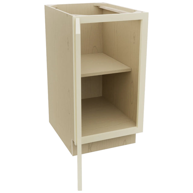 Fabuwood Galaxy Linen B18FD Base Full Door Cabinet, Open View