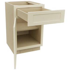 Fabuwood Galaxy Linen B21 Base Standard Cabinet, Open View