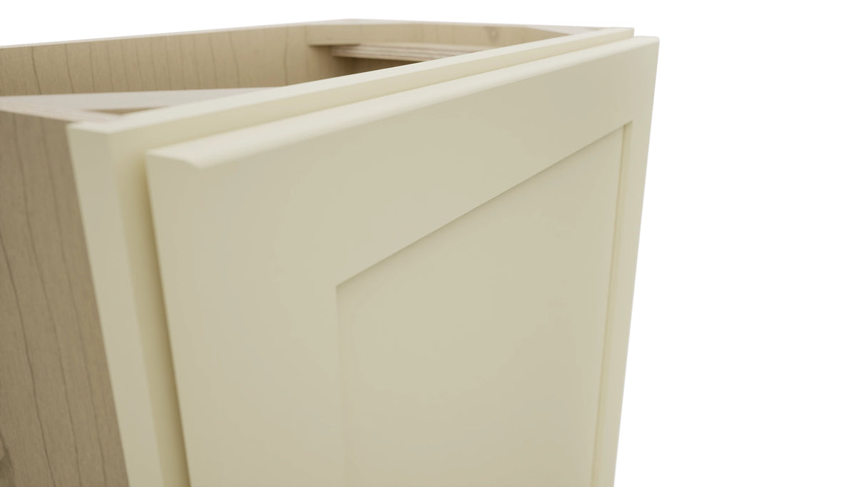 Fabuwood Galaxy Linen B21FD-12D Base Full Door Cabinet, Detail View