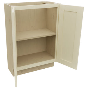 Fabuwood Galaxy Linen B24FD-12D Base Full Door Cabinet, Open View