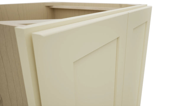 Fabuwood Galaxy Linen B27FD Base Full Door Cabinet, Detail View