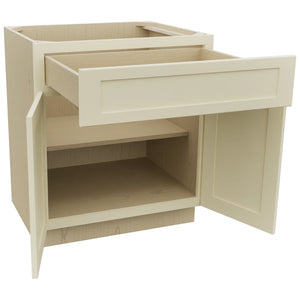 Fabuwood Galaxy Linen B30 Base Standard Cabinet, Open View