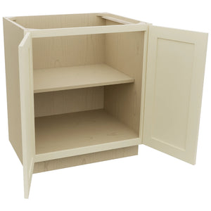 Fabuwood Galaxy Linen B30FD Base Full Door Cabinet, Open View