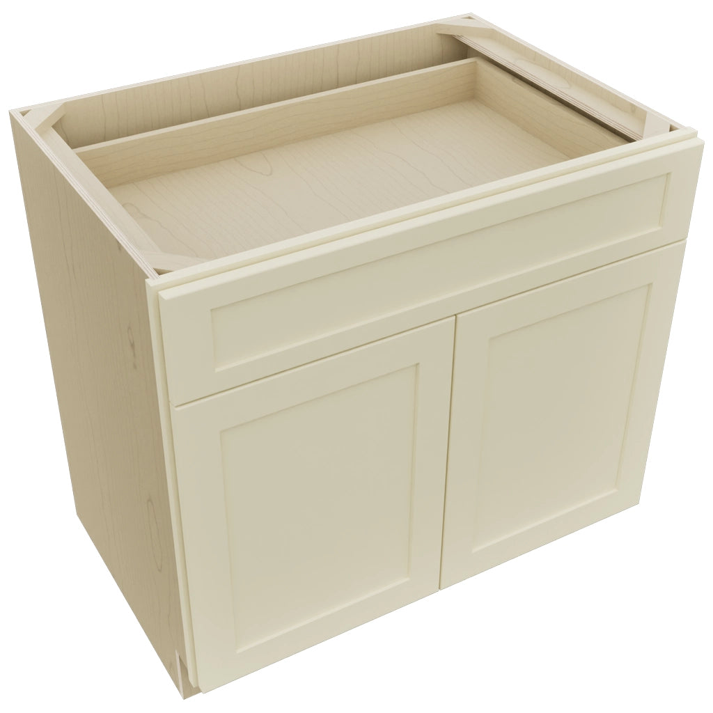Fabuwood Galaxy Linen B36SDF Base Standard Cabinet, Top View