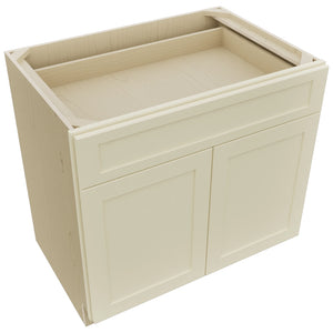 Fabuwood Galaxy Linen B36SDF Base Standard Cabinet, Top View