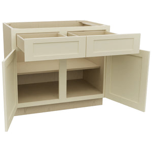 Fabuwood Galaxy Linen B39 Base Standard Cabinet, Open View