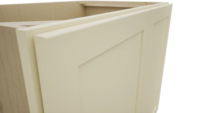 Fabuwood Galaxy Linen B39FD Base Full Door Cabinet, Detail View