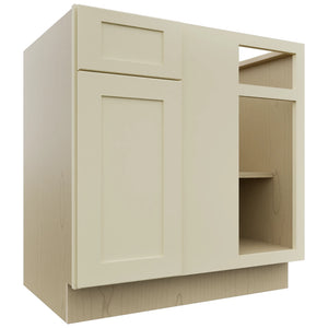 Fabuwood Galaxy Linen BLB39/42 Base Corner Blind Cabinet, Front View