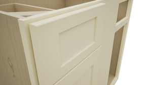 Fabuwood Galaxy Linen BLB39/42 Base Corner Blind Cabinet, Detail View