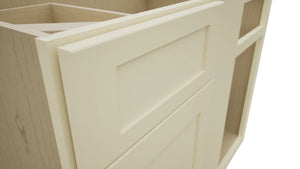 Fabuwood Galaxy Linen BLB42/45 Base Corner Blind Cabinet, Detail View