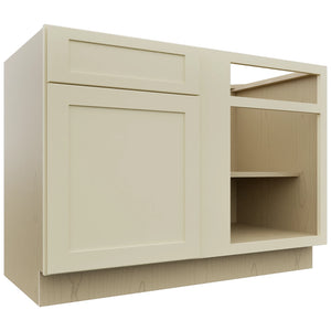 Fabuwood Galaxy Linen BLB48/51 Base Corner Blind Cabinet, Front View