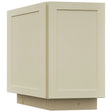 Fabuwood Galaxy Linen BRA24 Base Return Angle Cabinet, Front View