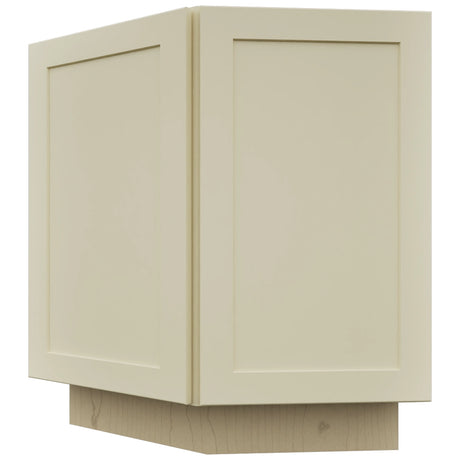 Fabuwood Galaxy Linen BRA24 Base Return Angle Cabinet, Front View