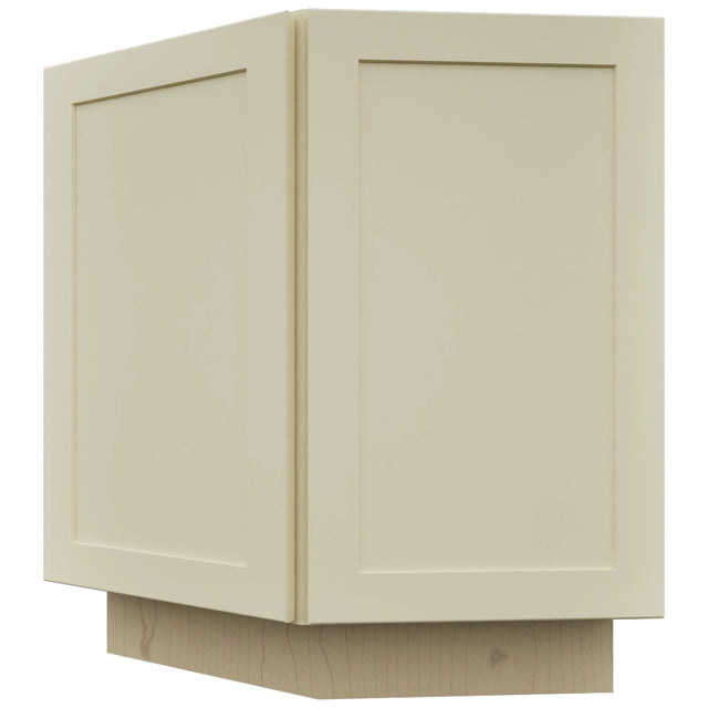 Fabuwood Galaxy Linen BRA24 Base Return Angle Cabinet, Front View