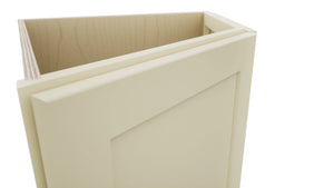 Fabuwood Galaxy Linen BRA24 Base Return Angle Cabinet, Detail View