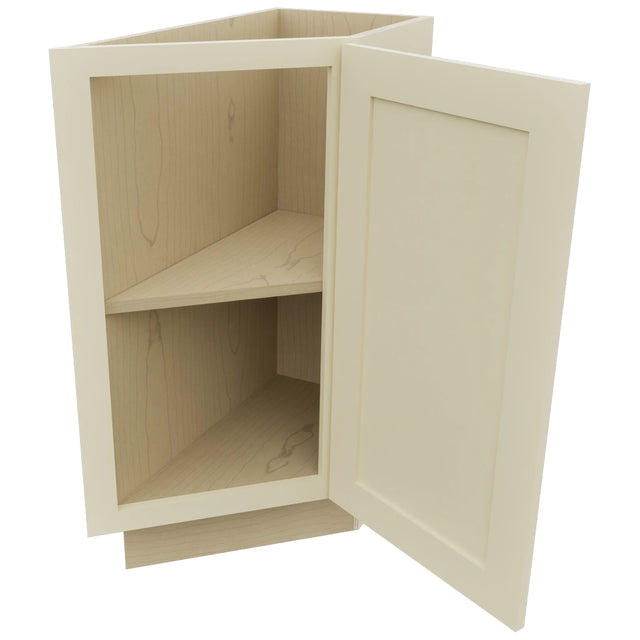 Fabuwood Galaxy Linen BTR12 Base Transitional Cabinet, Open View