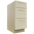 Fabuwood Galaxy Linen DB15 Base 3 Drawers Cabinet, Front View