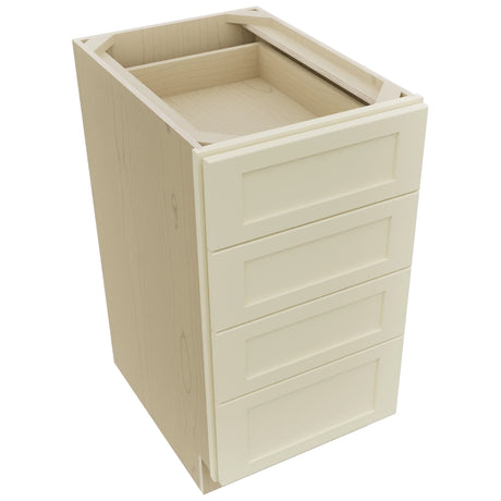 Fabuwood Galaxy Linen DB18-4 Base 4 Drawers Cabinet, Top View
