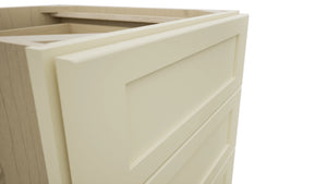 Fabuwood Galaxy Linen DB21-4 Base 4 Drawers Cabinet, Detail View