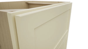 Fabuwood Galaxy Linen DB30-2 Base 2 Drawers Cabinet, Detail View