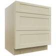 Fabuwood Galaxy Linen DB30 Base 3 Drawers Cabinet, Front View